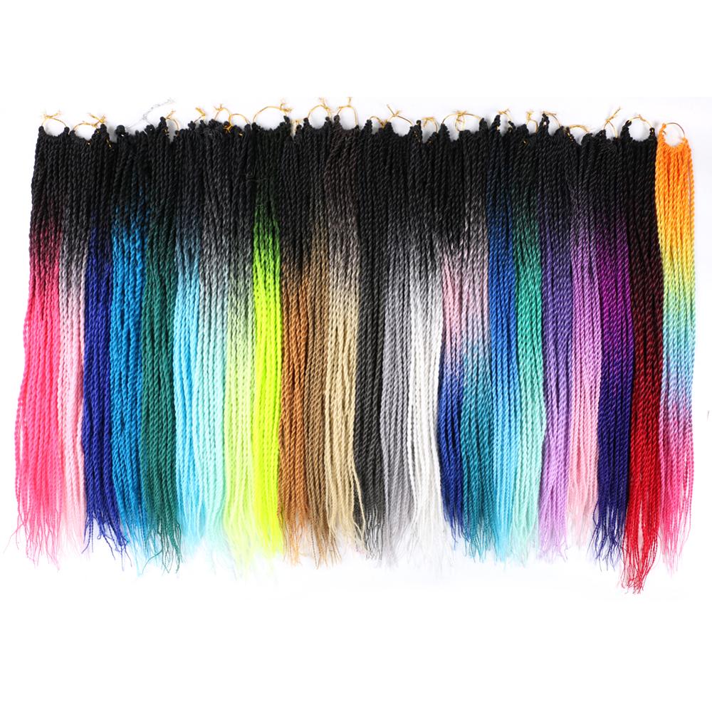 Mtmei   ׷   ũ װ ƮƮ  ũ  ߰ 극̵ 22inch 20Strands/Pack Ombre Braiding Hair Extensions